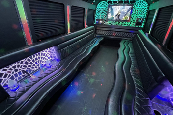 Tustin Limo Bus Interior